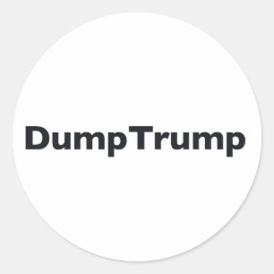 DumpTrump Classic Round Sticker