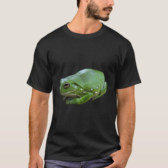 Dumpy Tree Frog White'S Tree Frog Amphibian T-Shirt (Front)