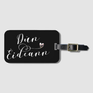Dùn Èideann Flag Heart, Edinburgh Luggage Tag