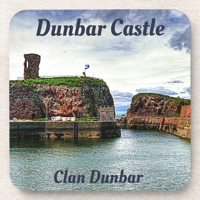 Dunbar Castle – Clan Dunbar Coaster (Front)