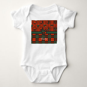 Dunbar clan Plaid Scottish tartan Baby Bodysuit