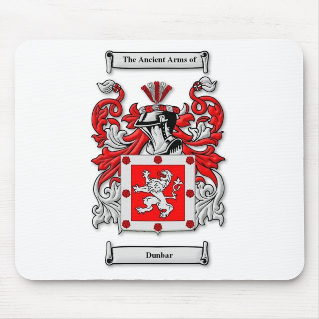 Dunbar Coat of Arms Mouse Mat (Front)