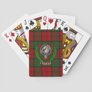 Dunbar Scottish Clan Tartan & Crest Playing Cards