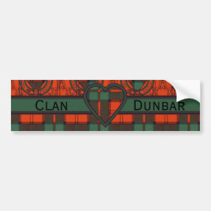 Dunbar Scottish Tartan Bumper Sticker