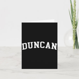 Duncan  card