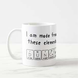 Duncan periodic table name mug