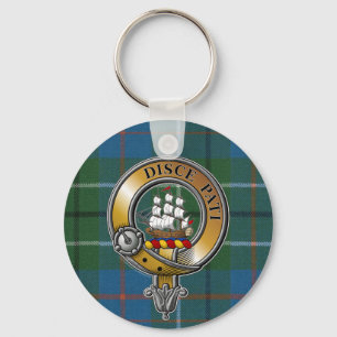 Duncan Tartan & Badge Key Ring