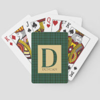 Duncan Tartan Monogram D 