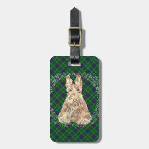 Duncan Tartan Scottie Luggage Tag