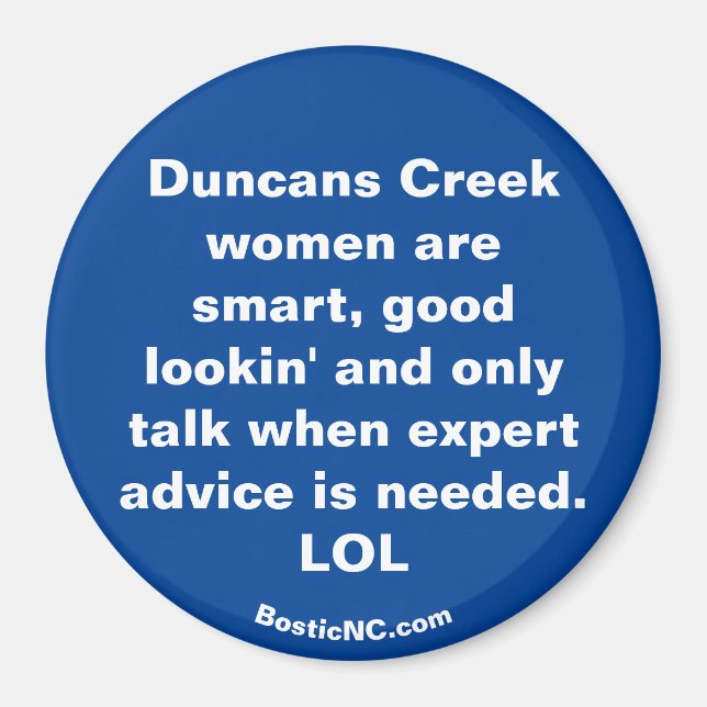 Duncans Creek women are ... magnet (Front)