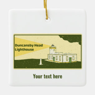 Duncansby Head Lighthouse Ceramic Ornament