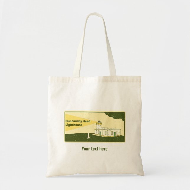 Duncansby Head Lighthouse Tote Bag (Front)