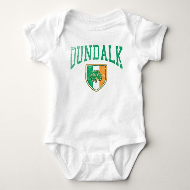 DUNDALK Ireland Baby Bodysuit (Front)