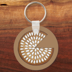 Dundee Cake Scotland Scottish Food Fruit Cake Key Ring