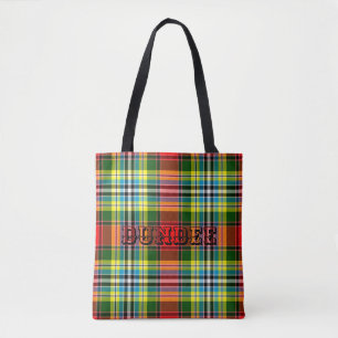 Dundee District Tartan. Tote Bag