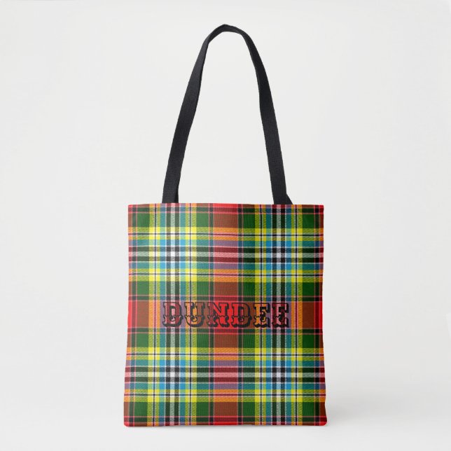 Dundee District Tartan. Tote Bag (Front)
