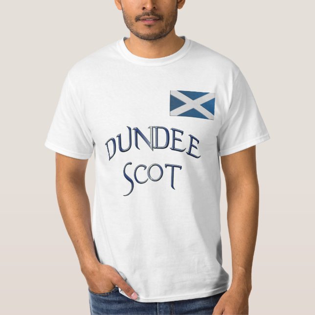Dundee FLAG OF SCOTLAND Patriotic T-Shirt (Front)