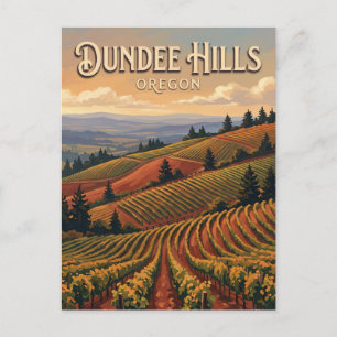 Dundee Hills Oregon Postcard