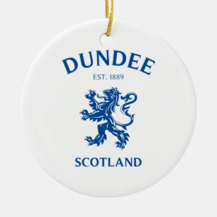 DUNDEE Scotland Ceramic Tree Decoration
