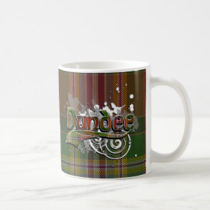 Dundee Tartan Grunge Coffee Mug