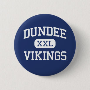 Dundee - Vikings - High School - Dundee Michigan 6 Cm Round Badge