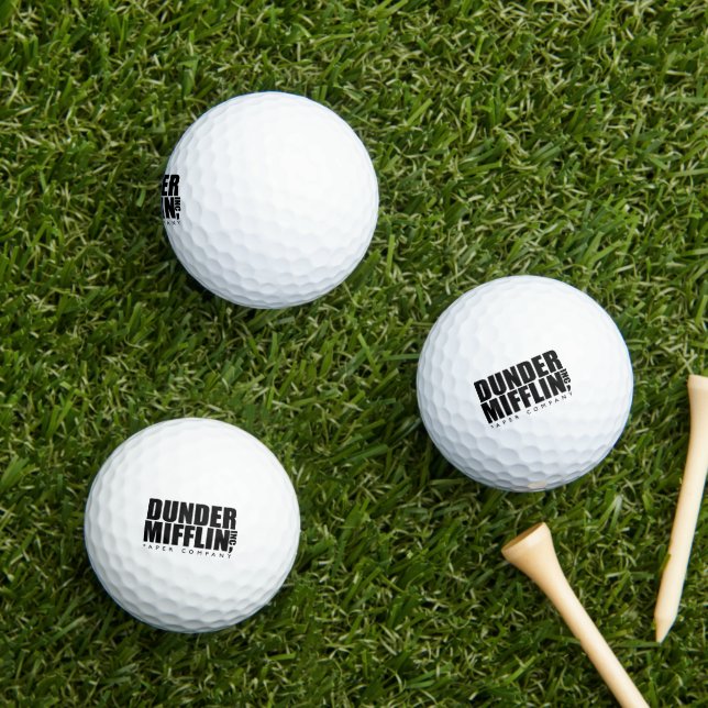 Dunder Mifflin Golf Ball (Insitu Grass)