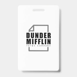 Dunder Mifflin ID Badge