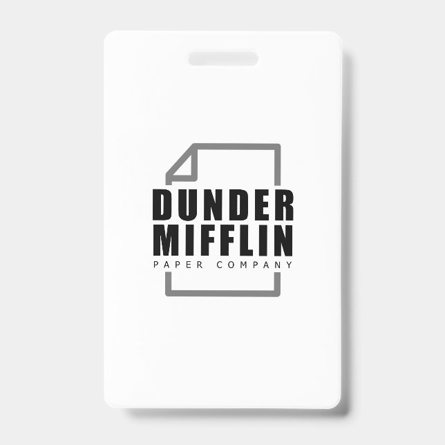 Dunder Mifflin ID Badge (Front)