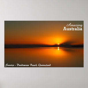 Dundowran Beach sunrise poster