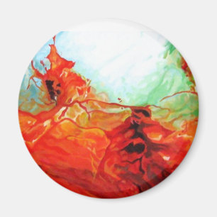 Dune Art - Original Abstract Art Decorative Modern Magnet