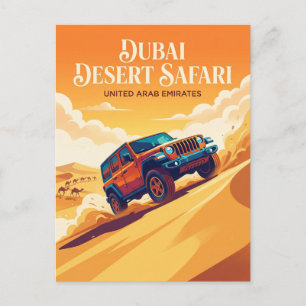 Dune Bashing and Desert Safari Postcard