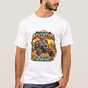 Dune Buggy Racoon Desert Racing T-Shirt