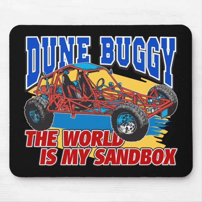 Dune Buggy Sandbox Mouse Mat (Front)
