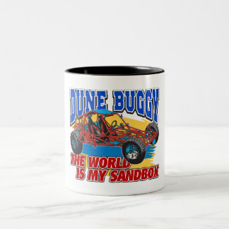 Dune Buggy Sandbox Two-Tone Coffee Mug