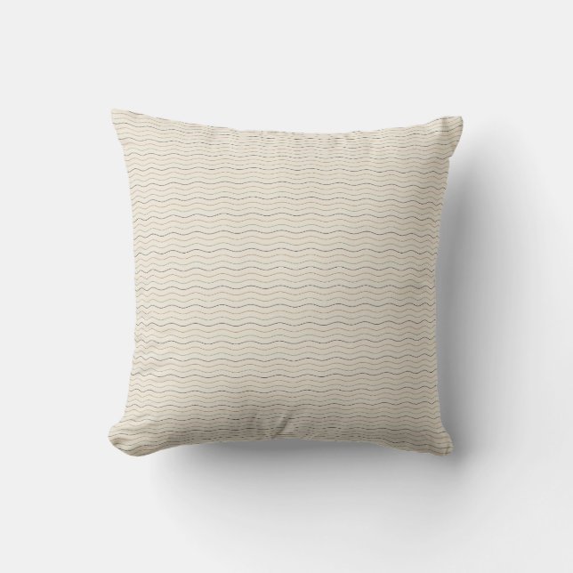 Dune Drift Throw Pillow (Front)