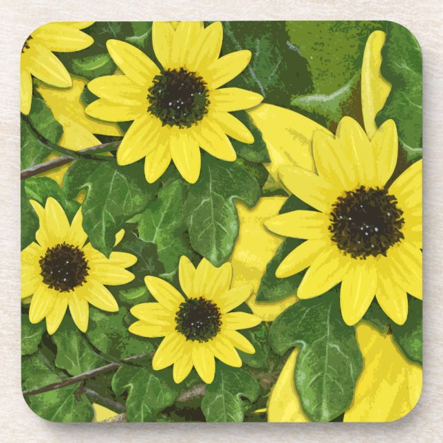 Dune Sunflower Coasters (Front)