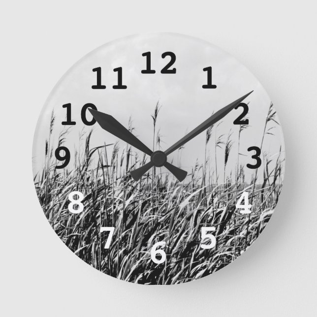 Dune Triptych III Round Clock (Front)