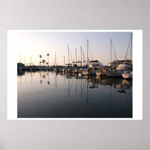 Dunedin Florida Marina Poster
