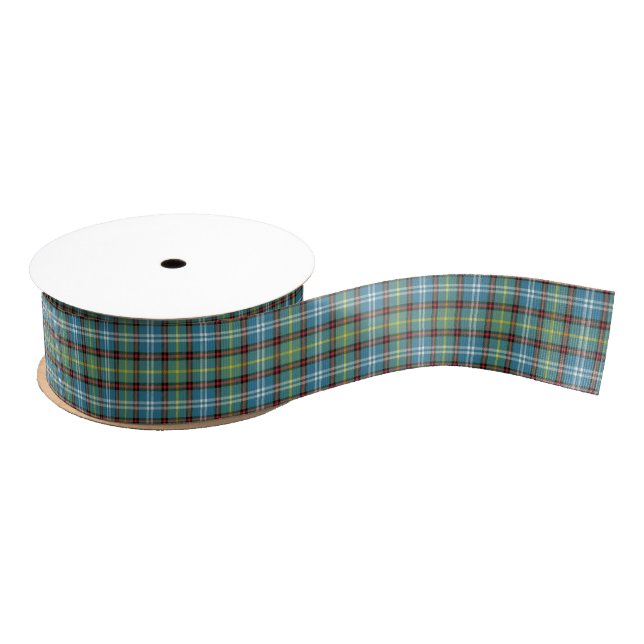 Dunedin New Zealand Tartan Plaid Grosgrain Ribbon (Spool)