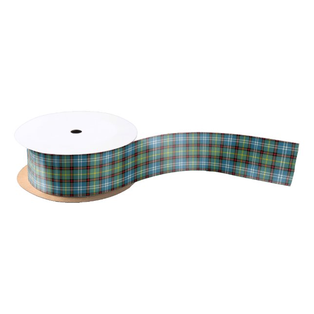 Dunedin New Zealand Tartan Plaid Satin Ribbon (Spool)