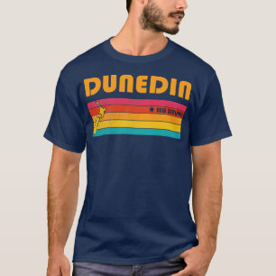 Dunedin New Zealand Vintage Distressed Souvenir T-Shirt