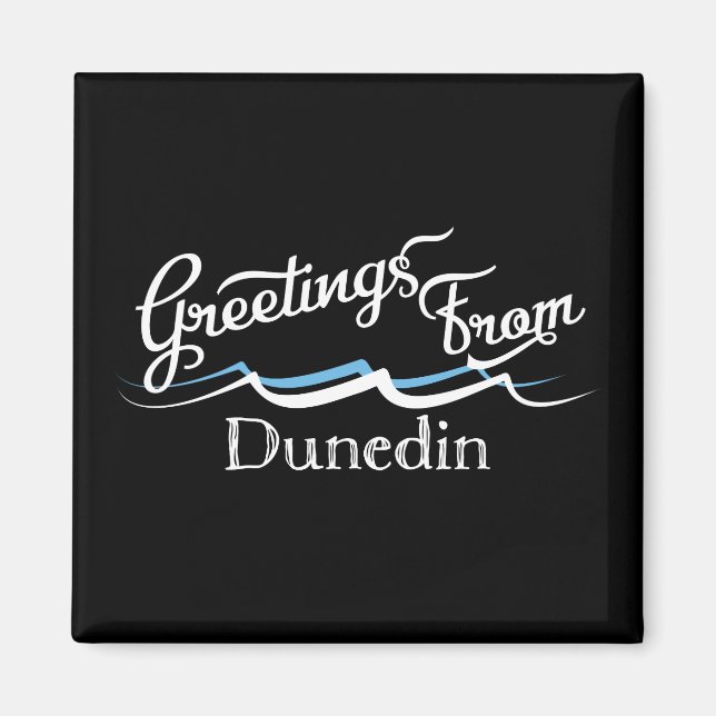 Dunedin Water Waves Magnet (Front)