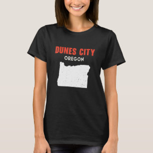 Dunes City Oregon USA State America Travel Oregoni T-Shirt