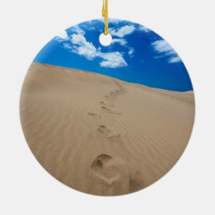 Dunes of Gran Canaria Ceramic Tree Decoration