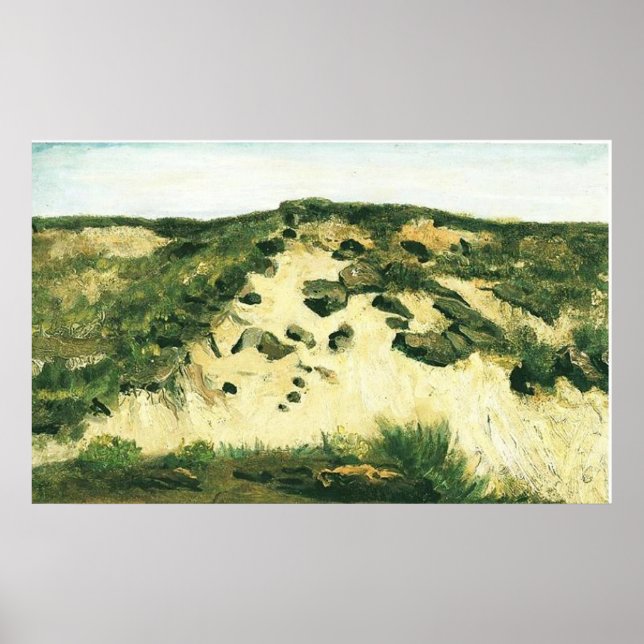 Dunes Vincent van Gogh Poster (Front)