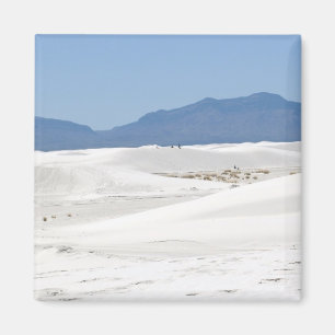 Dunes with Mountain view Magnet