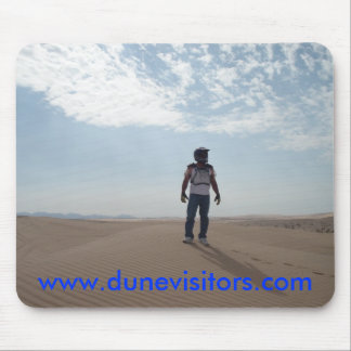 dunevisitor on top of the dunes, w... - Customised Mouse Mat