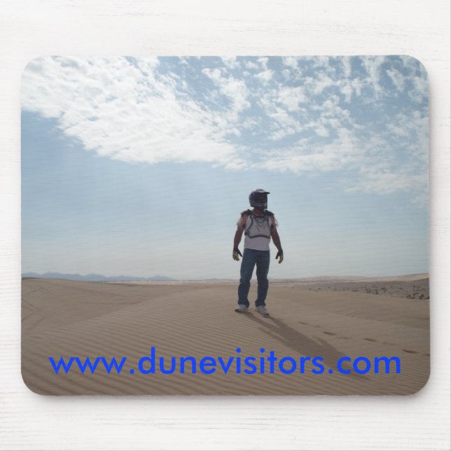 dunevisitor on top of the dunes, w... - Customised Mouse Mat (Front)