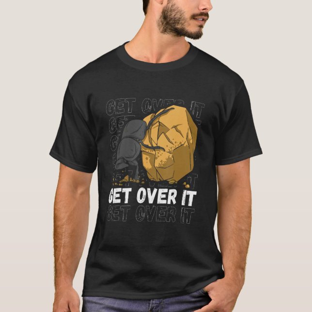 Dung Beetle Get Over It Insect Entomologist Insect T-Shirt (Front)