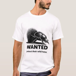 Dung Beetle T-shirt Scarab beetle Bug lover gift